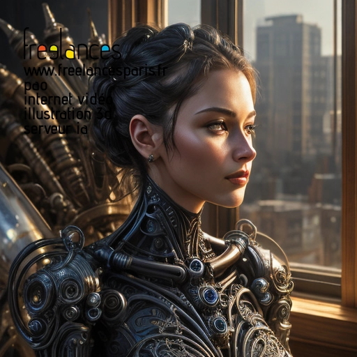 Pao internet vidéo illustration 3d serveur intelligence générative freelance paris studio de création 63WJL010